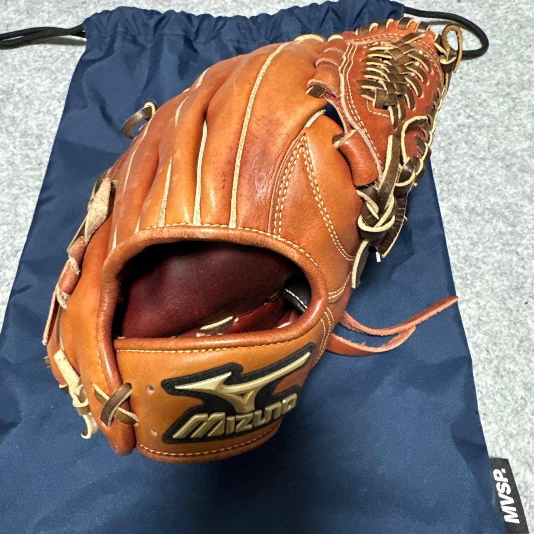 【値下げ】グローバルエリート ローズブラウン Mizuno 内野 軟式グローブ