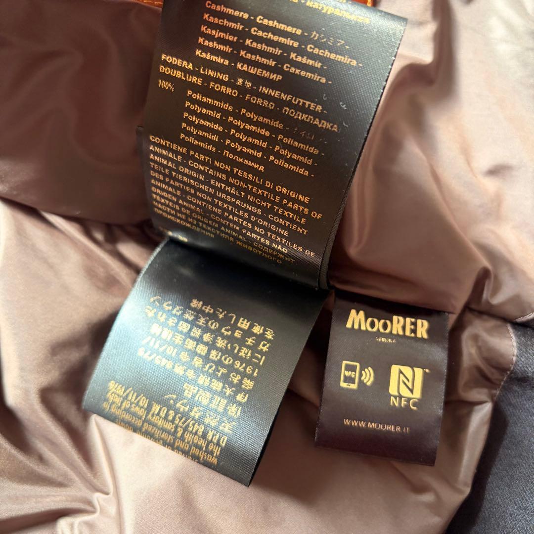 超美品　MOORER ムーレー FIRE ファイヤー　ダウンベスト 46