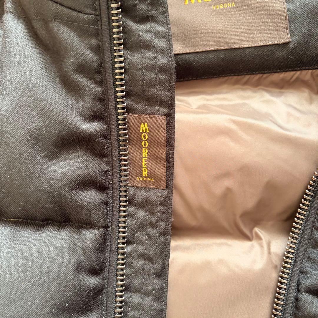 超美品　MOORER ムーレー FIRE ファイヤー　ダウンベスト 46