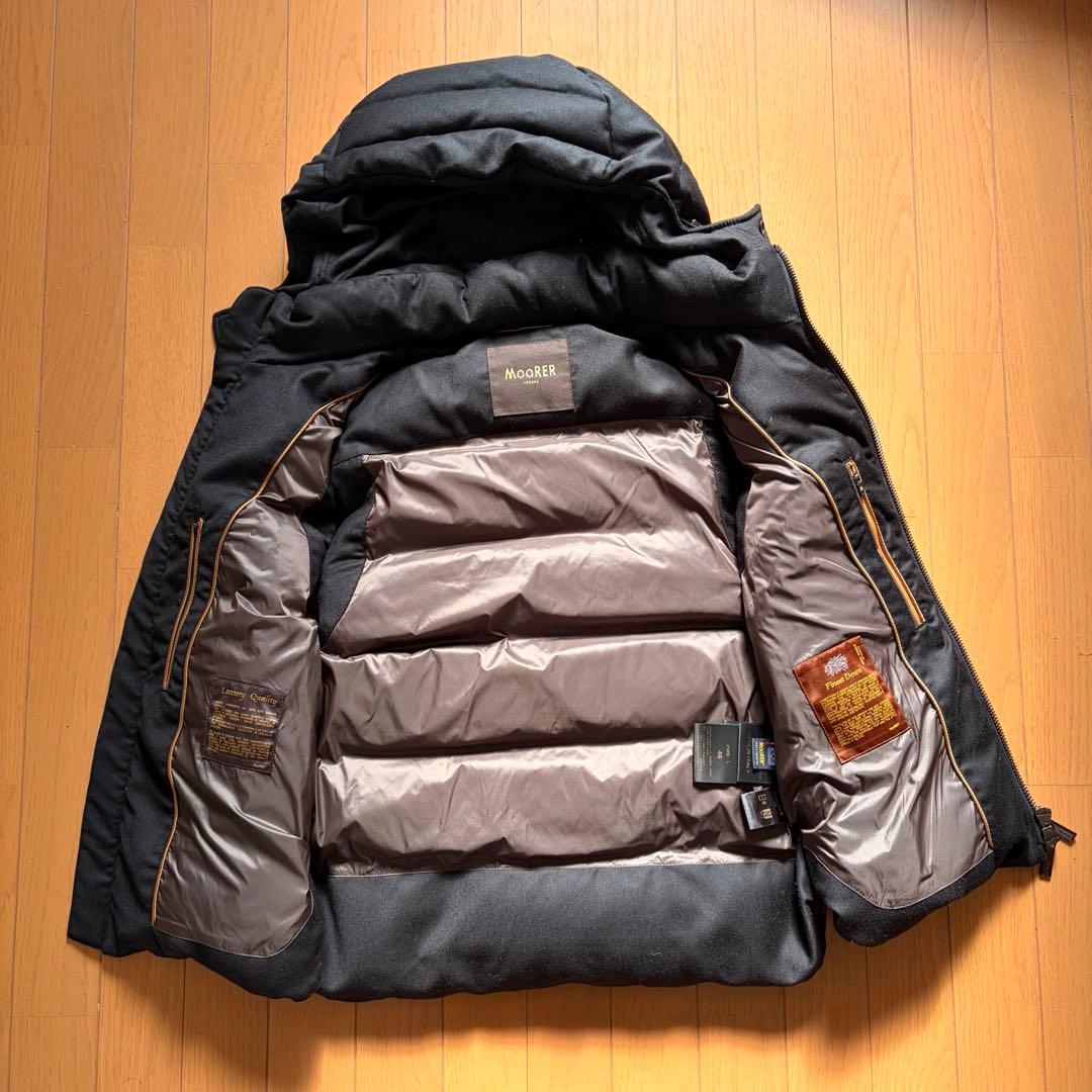 超美品　MOORER ムーレー FIRE ファイヤー　ダウンベスト 46