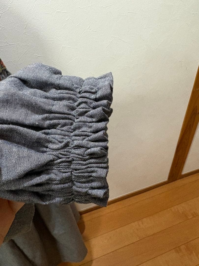 割烹着 おしゃれ ハンドメイド【ウィリアム モリス アイリス】