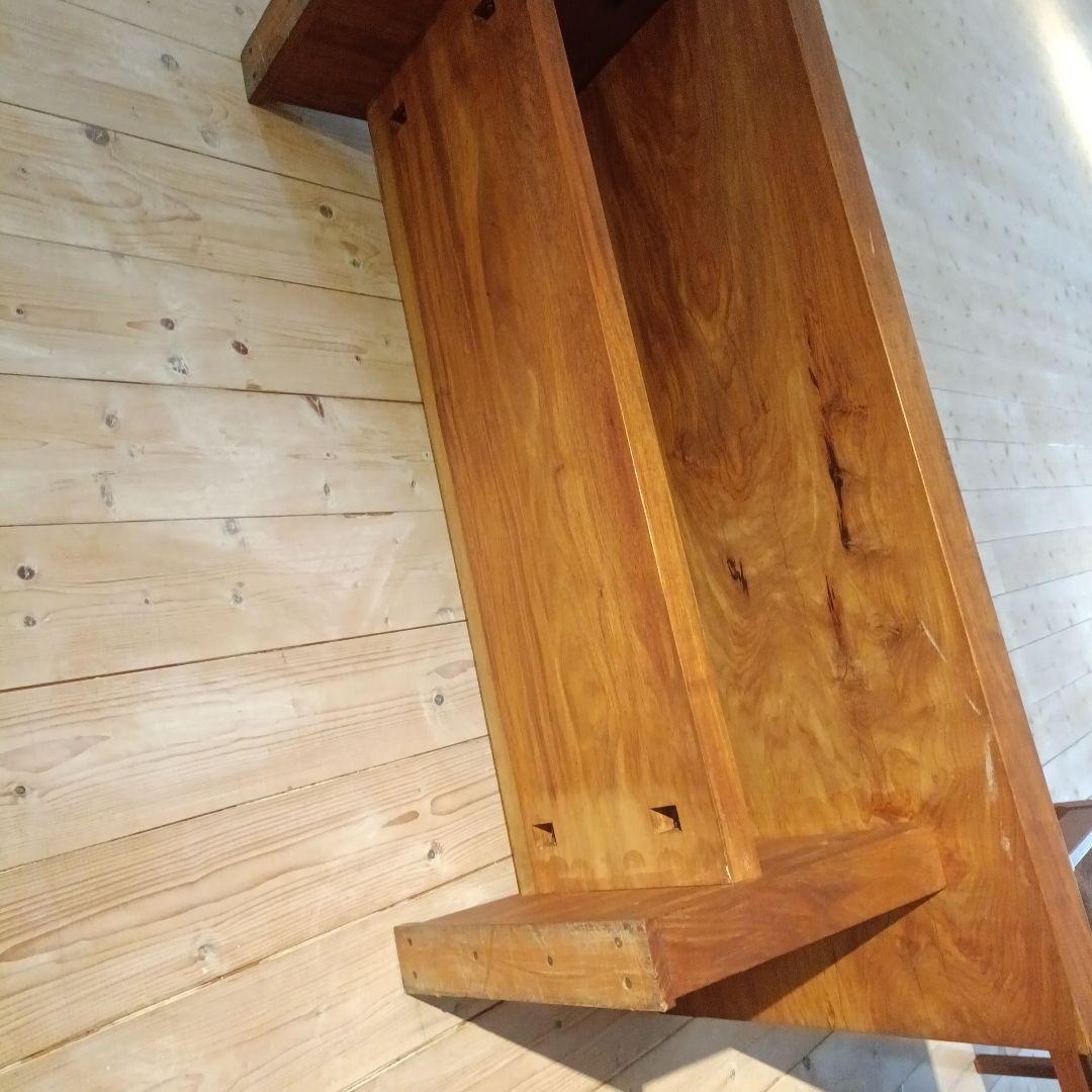 銘木　天然木　一枚板　ブビンガ　センターテーブル　リビングテーブル