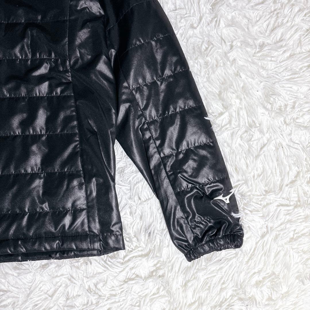 未使用 ミズノ ゴルフ ブレスサーモ 中綿ジャケット ブラック S 撥水 防寒