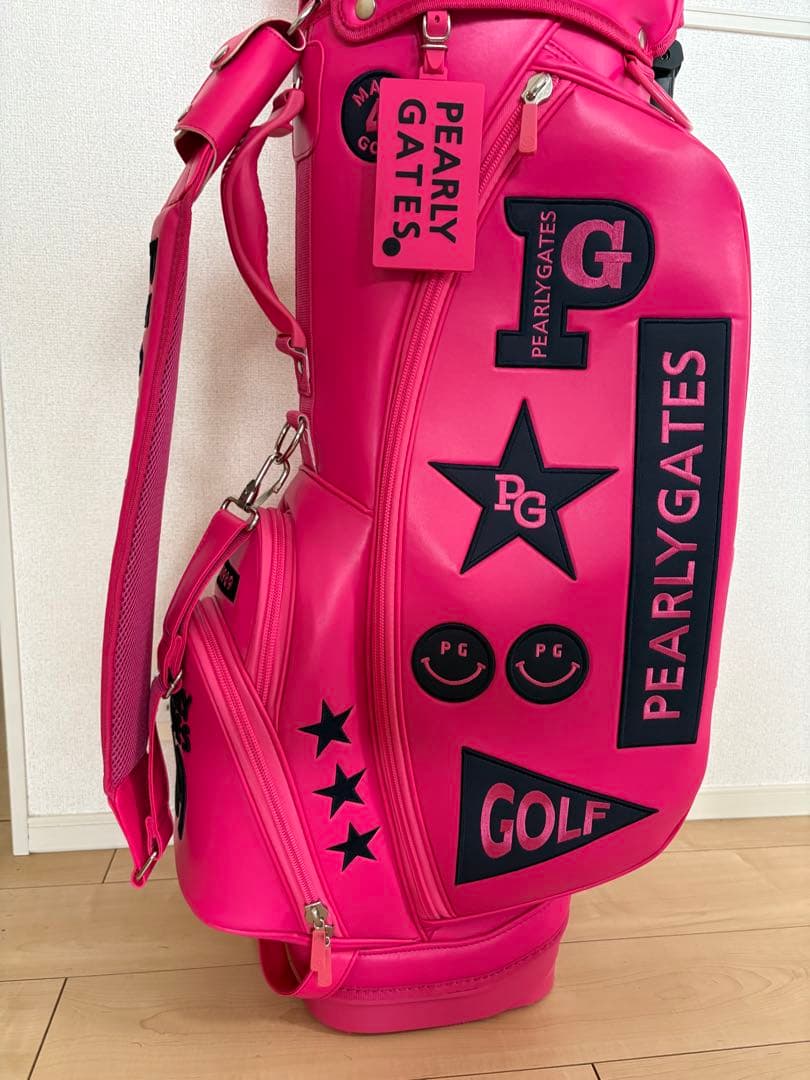 PEARLY GATES ピンク キャディバッグ PG ヘッドカバーセット