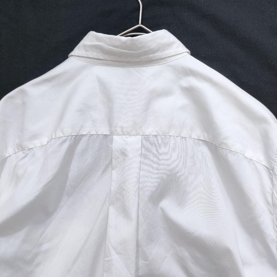 美品✨ドリスヴァンノッテン　シャーリングスリーブシャツワンピース　マキシ丈　白