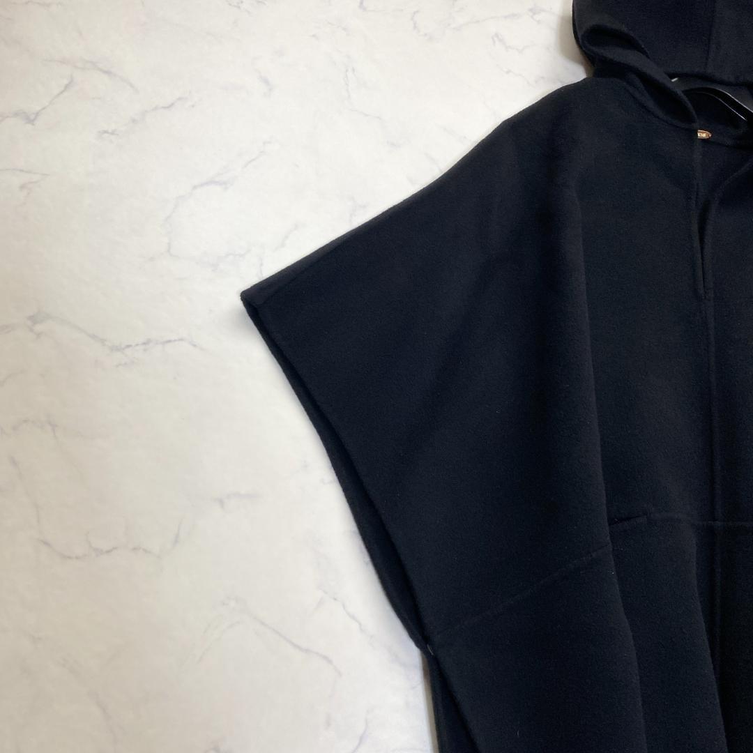 人気✨ミューズドゥーズィエムクラス victorian ポンチョ コート 黒