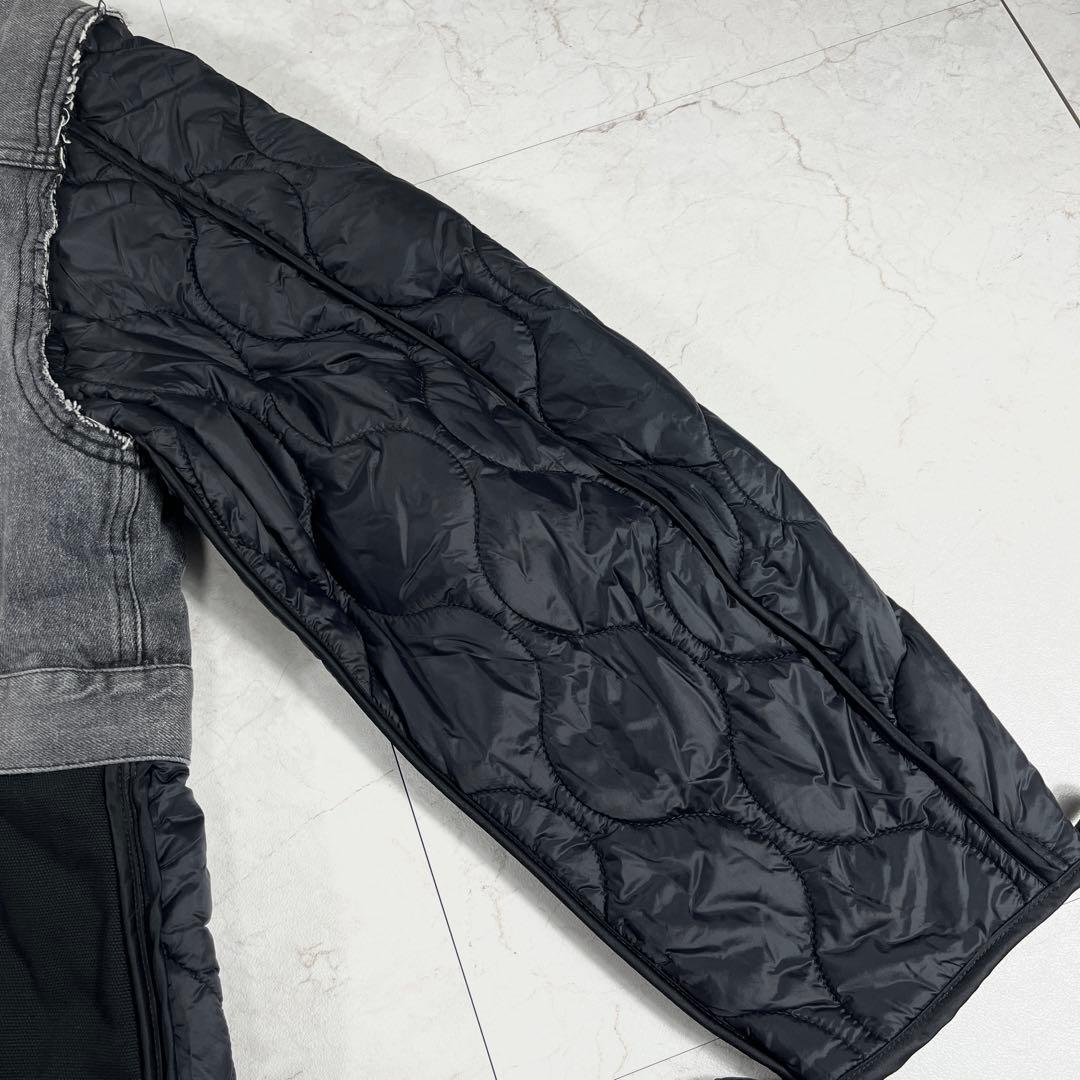 ✨新品未使用 ディーゼル 2way キルティング デニム ジャケット 中綿 切替