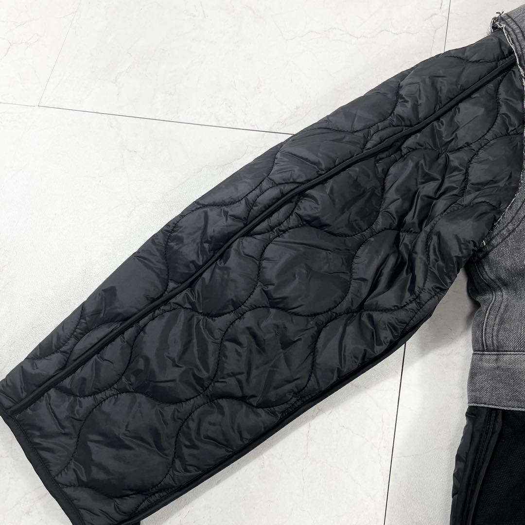 ✨新品未使用 ディーゼル 2way キルティング デニム ジャケット 中綿 切替