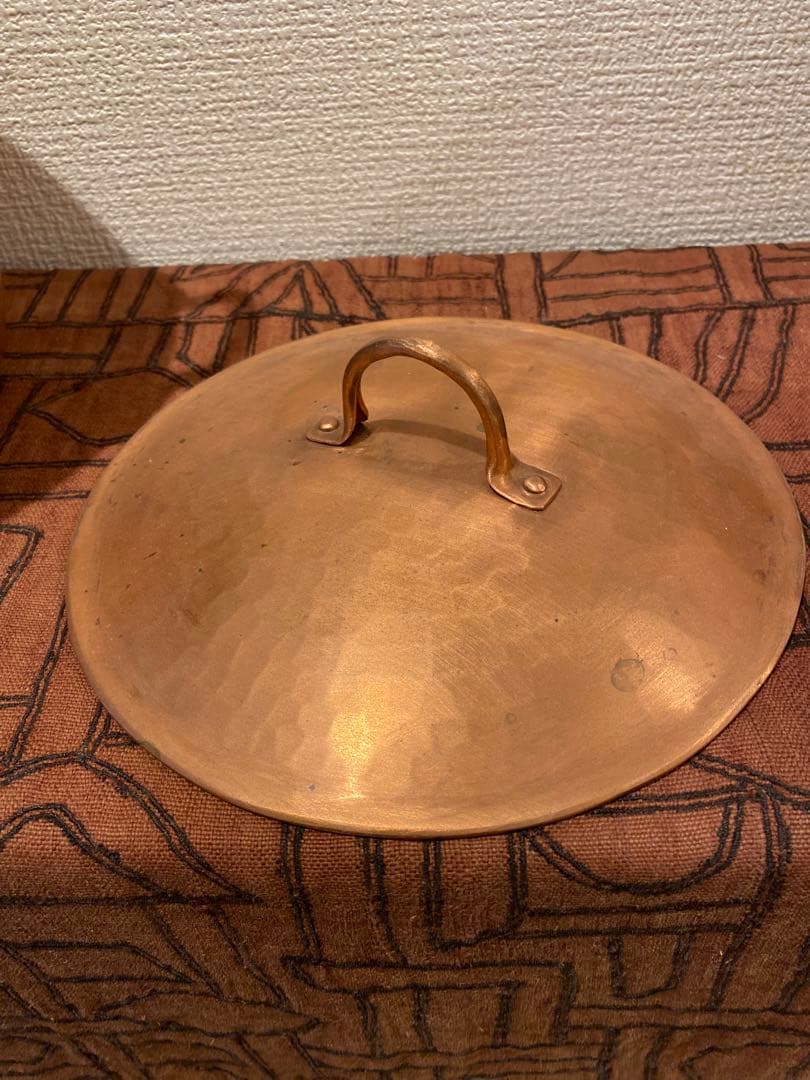 北村一男　鎚起銅器　段付鍋 手仕事　銅鍋　民藝 定価44000円