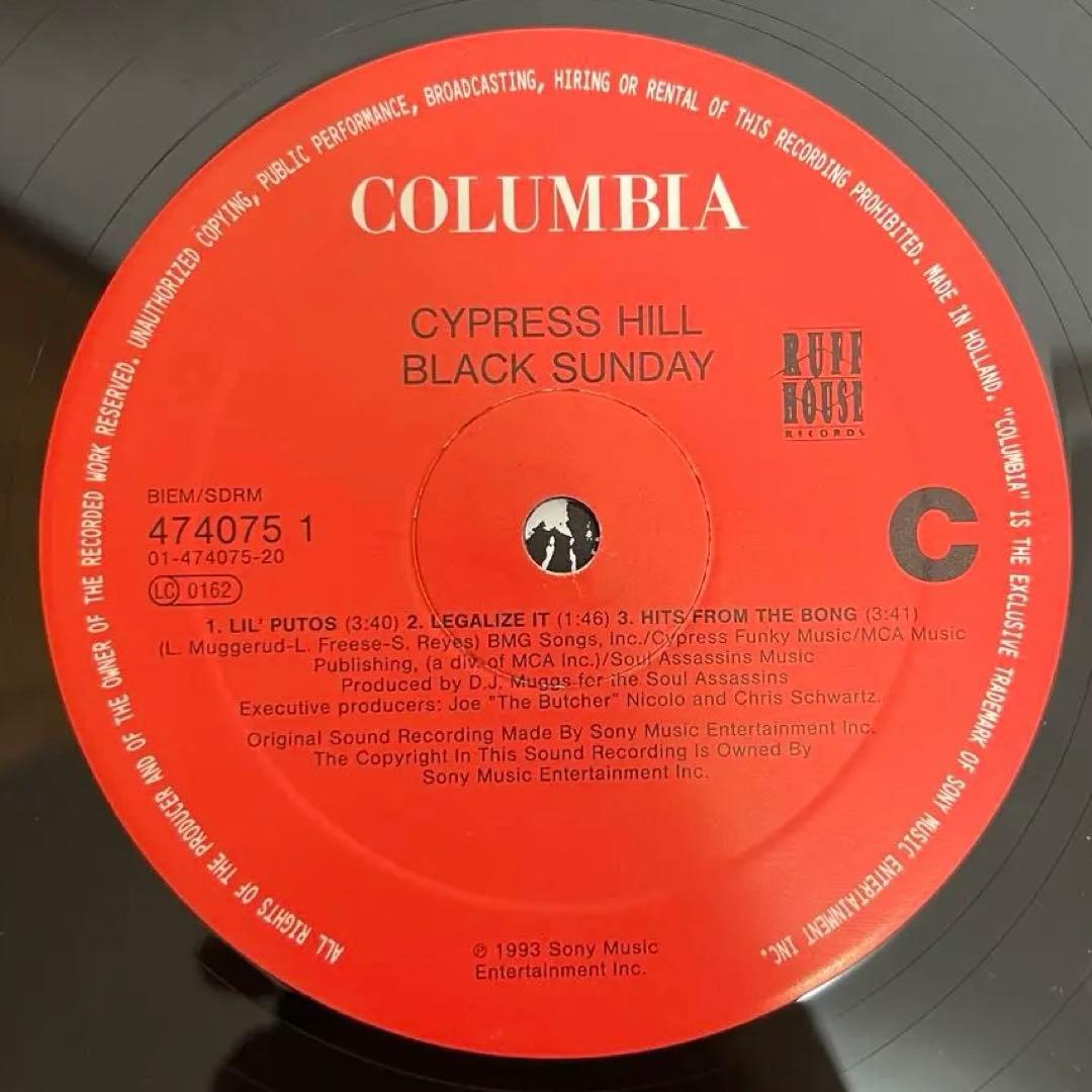 Cypress Hill Black Sunday 2LP レコード