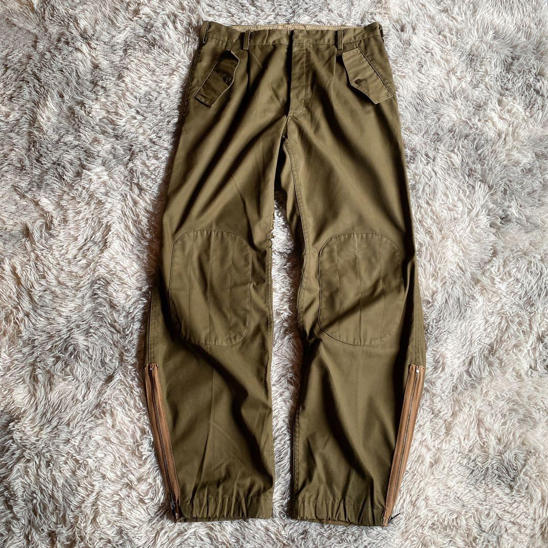 美品✨レア✨古着 スペイン軍 パラシュートパンツ ダブルニー ミリタリーパンツ