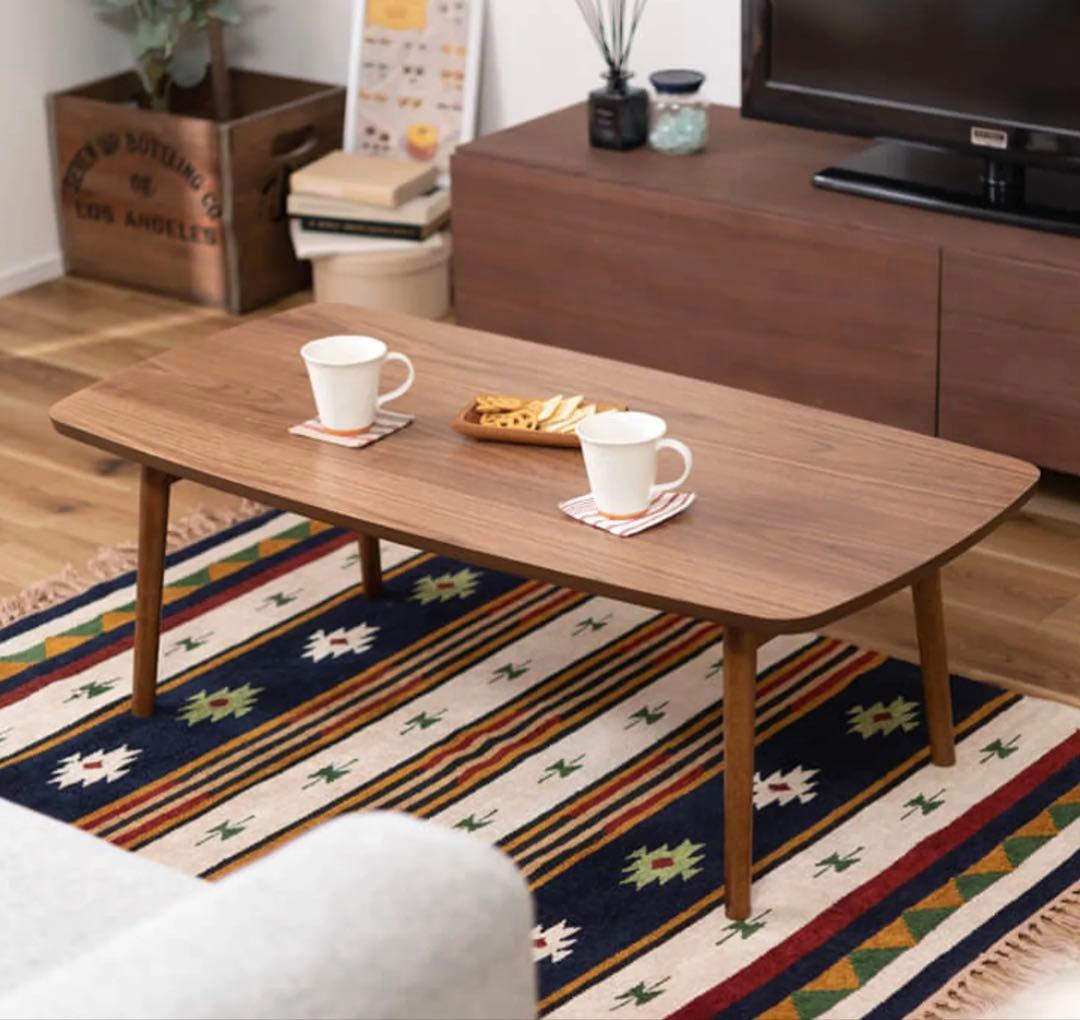 AZUMAYA トムテ(Tomte) 折りたたみテーブル ローテーブル 直接可