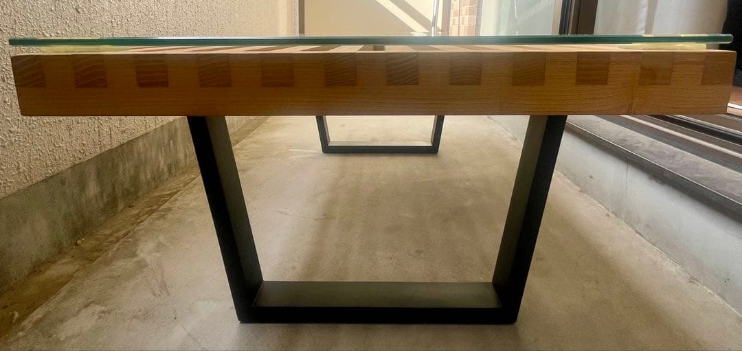 ネルソンベンチ　プラットフォームベンチ リプロダクト　ガラス天板付き