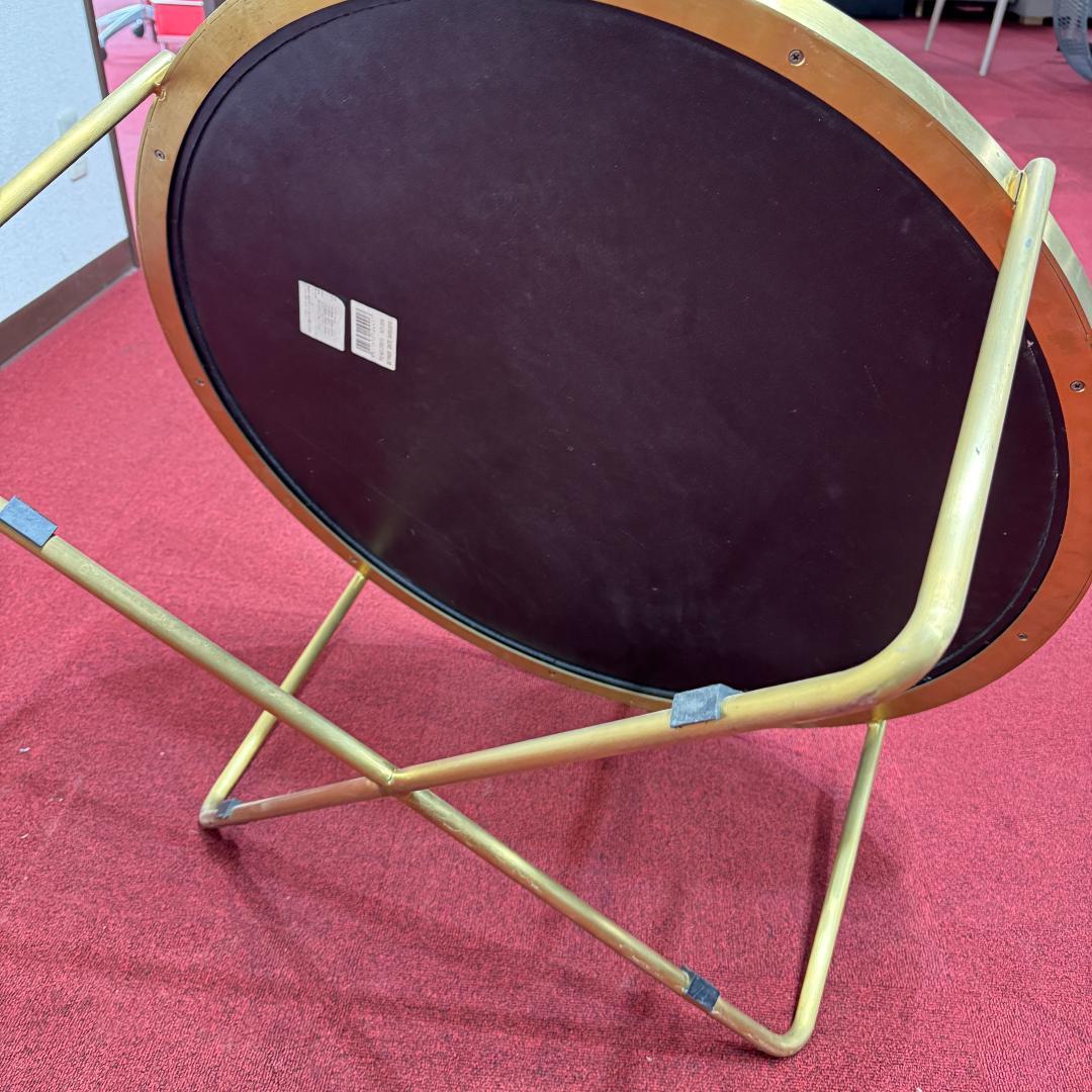 東京23区送料無料　美品関家具　大理石天板センターテーブル　ローテーブル