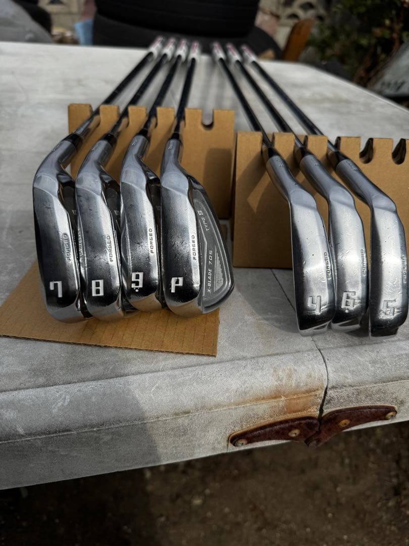 ツアーステージ X-BLADE 705 TYPES 4-P 7本 グリップ新品