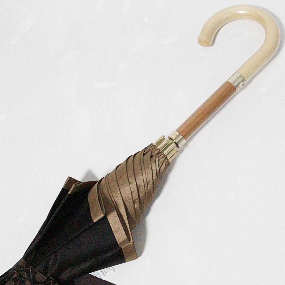 新品 ゲラルディーニ 「G」モノグラムロゴジャカード 長傘 雨傘 黒系