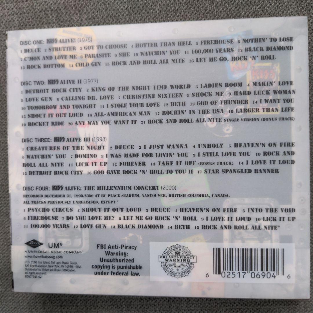 KISS キッス「Alive 1975-2000」