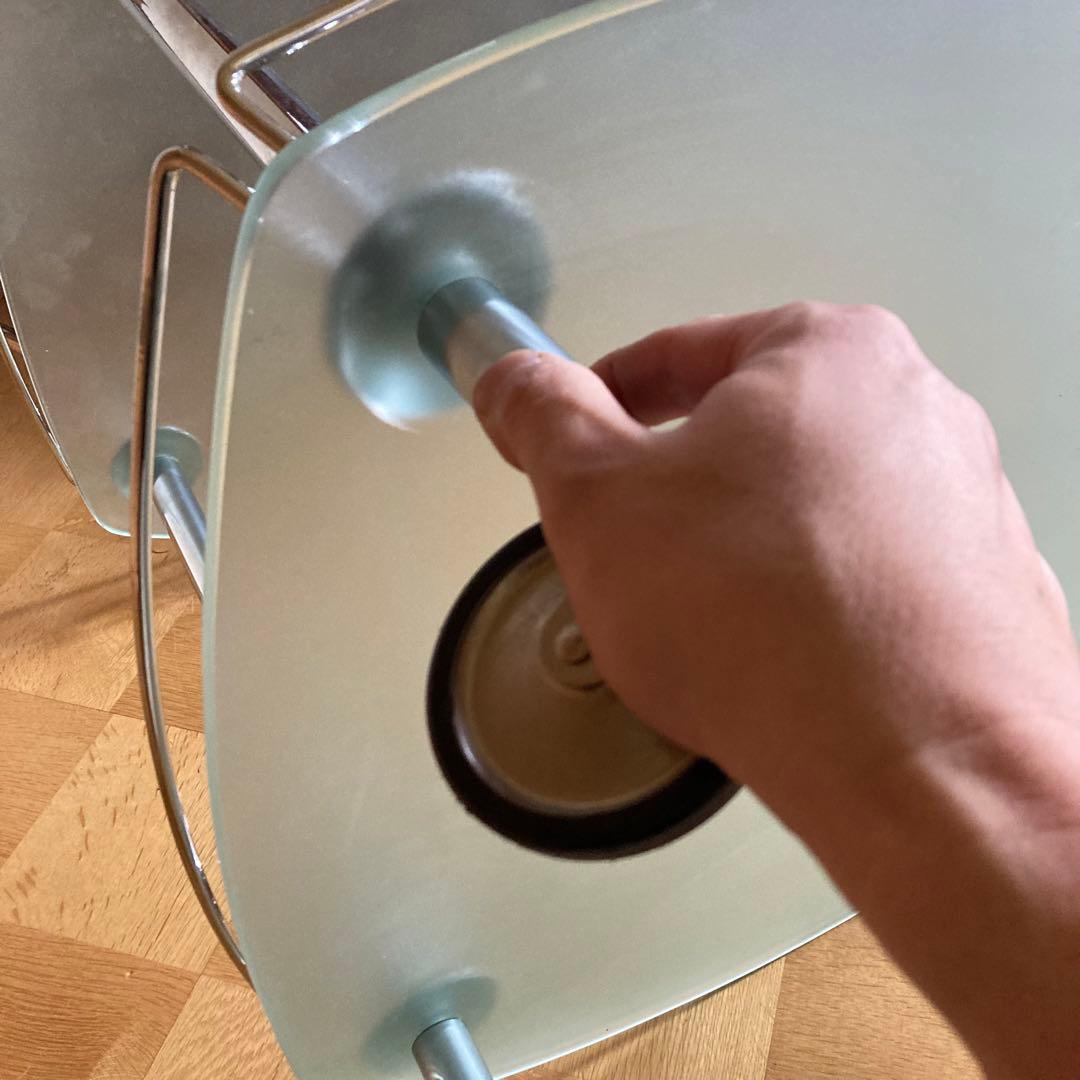 キッチンワゴン　ガラス　アンティーク