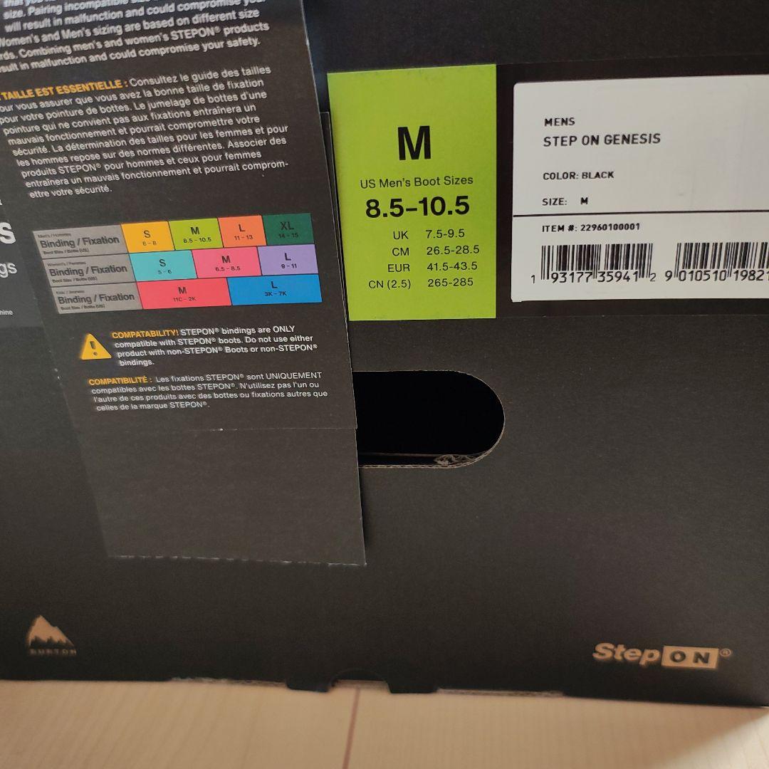 Burton Step On GENESIS ビンディング MENS ブラック