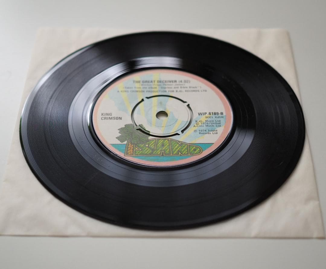 King Crimson【英国  オリジナル・シングル盤全揃い4枚】