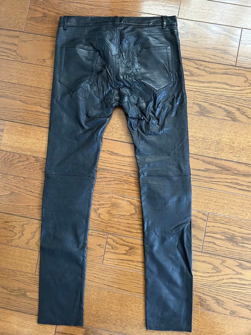 サンローラン2013AW ラムレザースキニーパンツ 44 エディスリマン