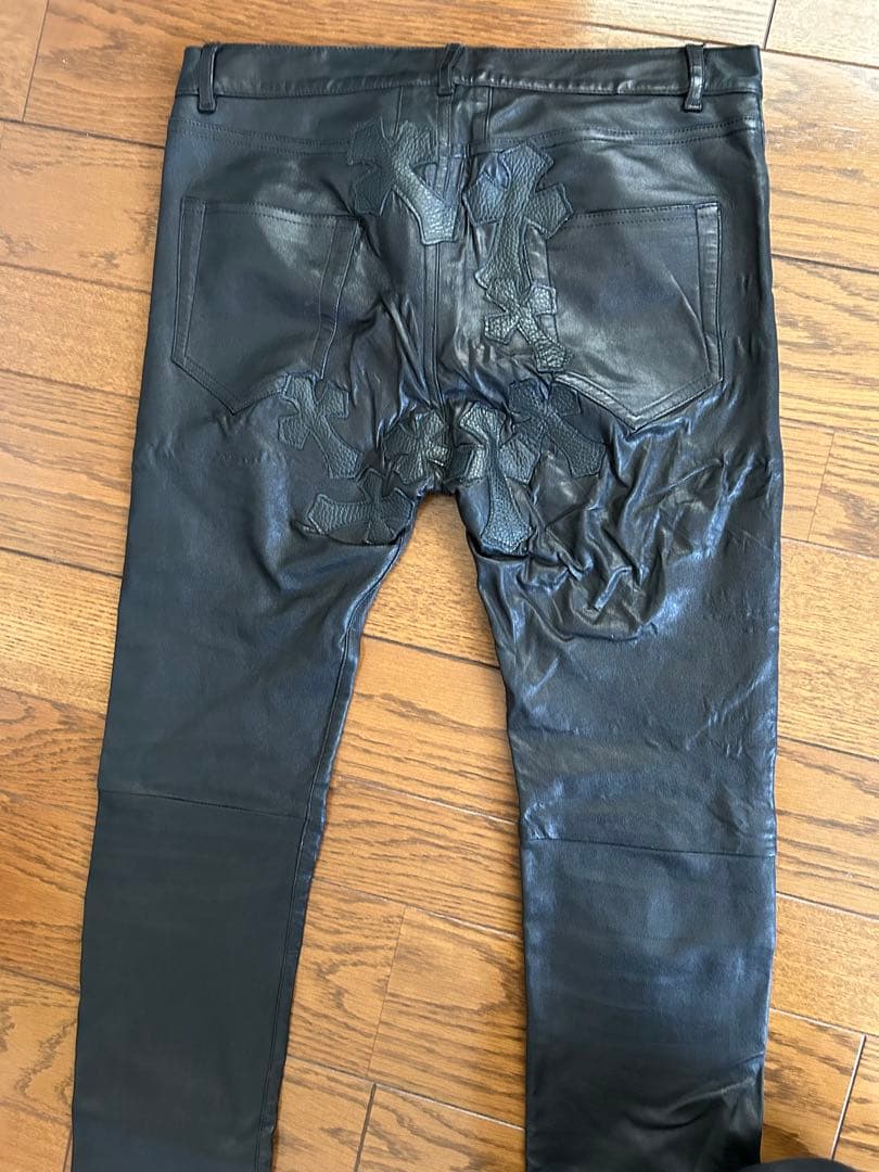 サンローラン2013AW ラムレザースキニーパンツ 44 エディスリマン