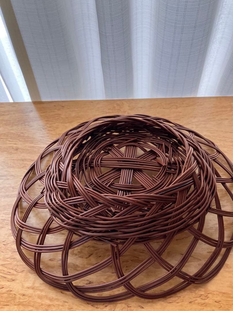 今帰仁村 わらびかご わらび皿 沖縄民具 民藝 工藝 ハンドメイド 天然素材