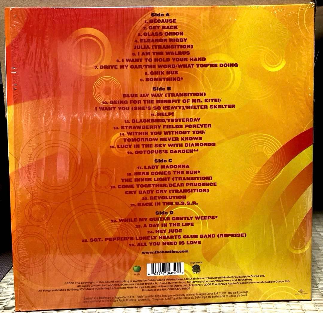 名盤 THE BEATLES ザ・ビートルズ LOVE レコード 2LP