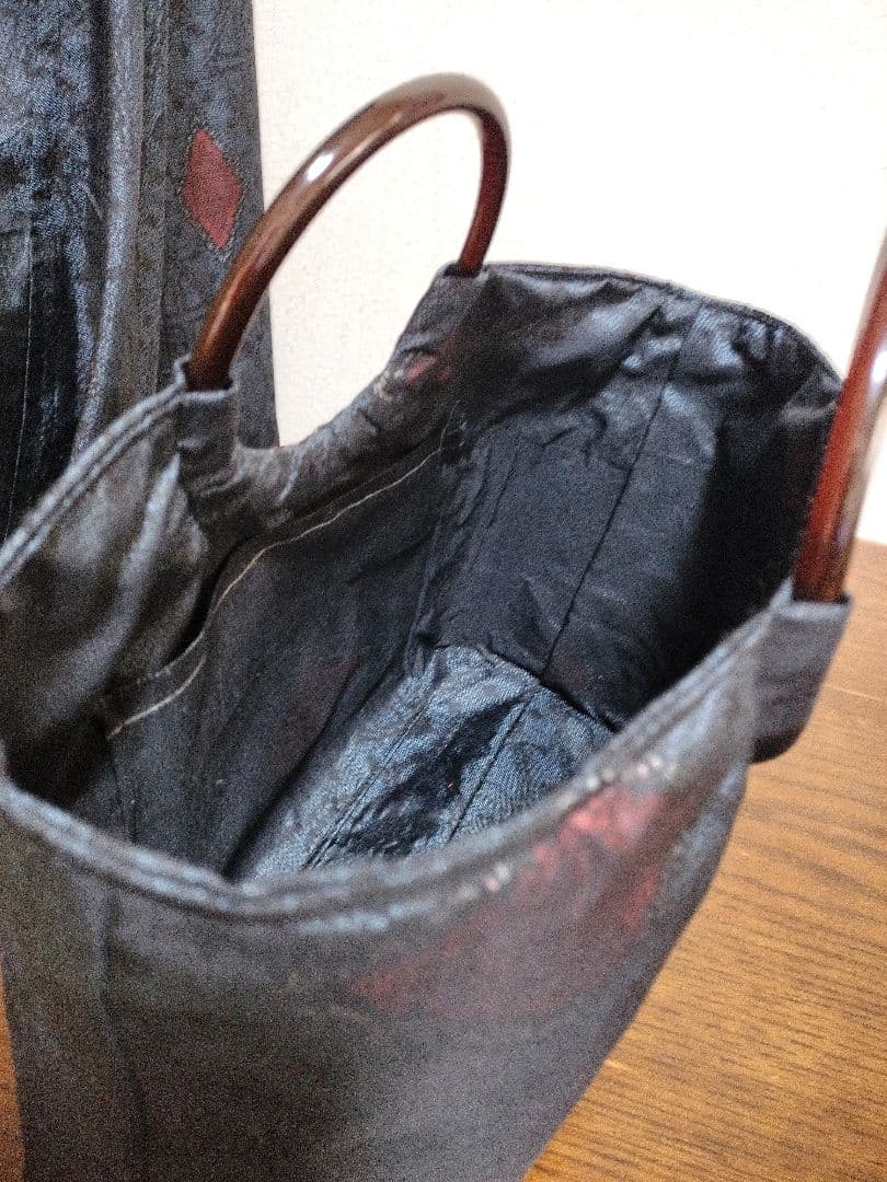 1922　着物リメイク☆大島紬Aラインロングワンピース+ガウチョ＆バックストール