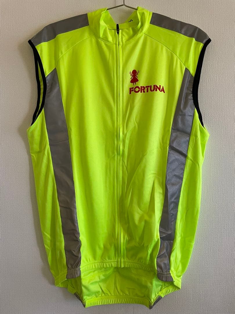 ろんぐらいだぁす！蛍光イエロー サイクル反射ベスト2.0 sizeXL