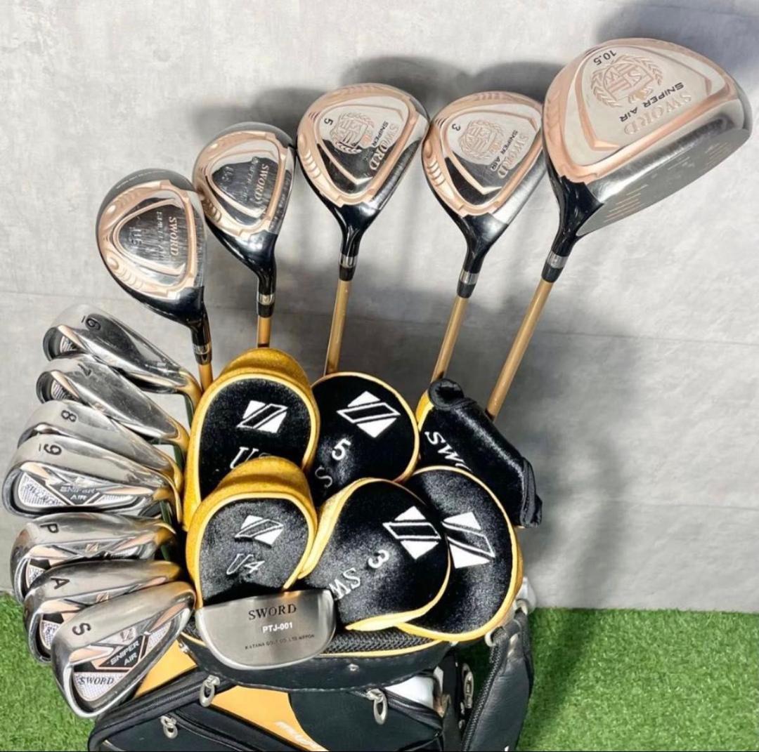 カタナ スウォード スナイパーエアー ゴルフクラブセット 豪華13本 右利き