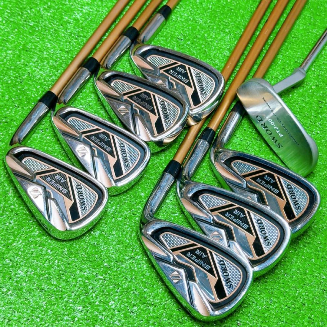 カタナ スウォード スナイパーエアー ゴルフクラブセット 豪華13本 右利き