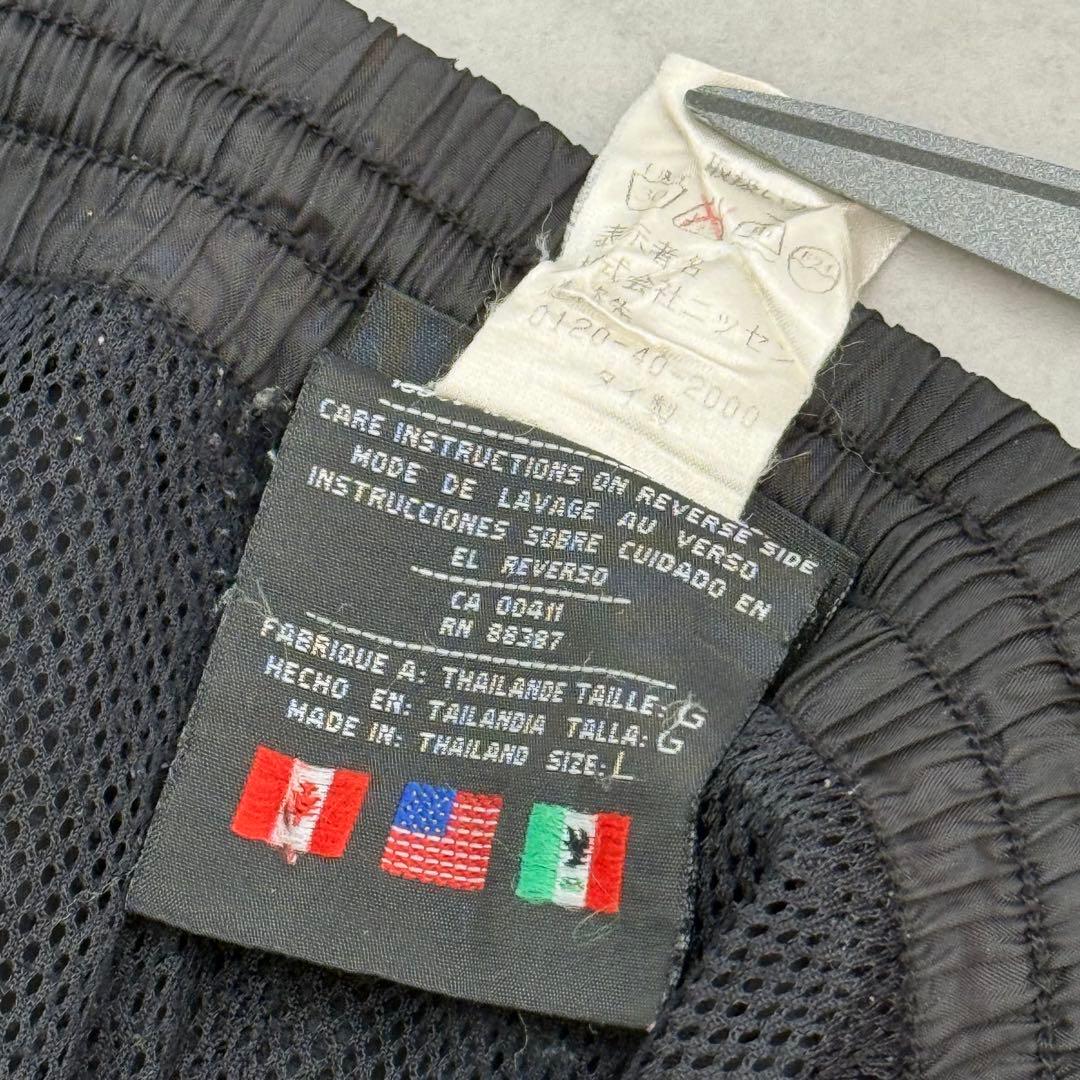 80sヴィンテージ old adidasアディダス トラックパンツ ブラック L