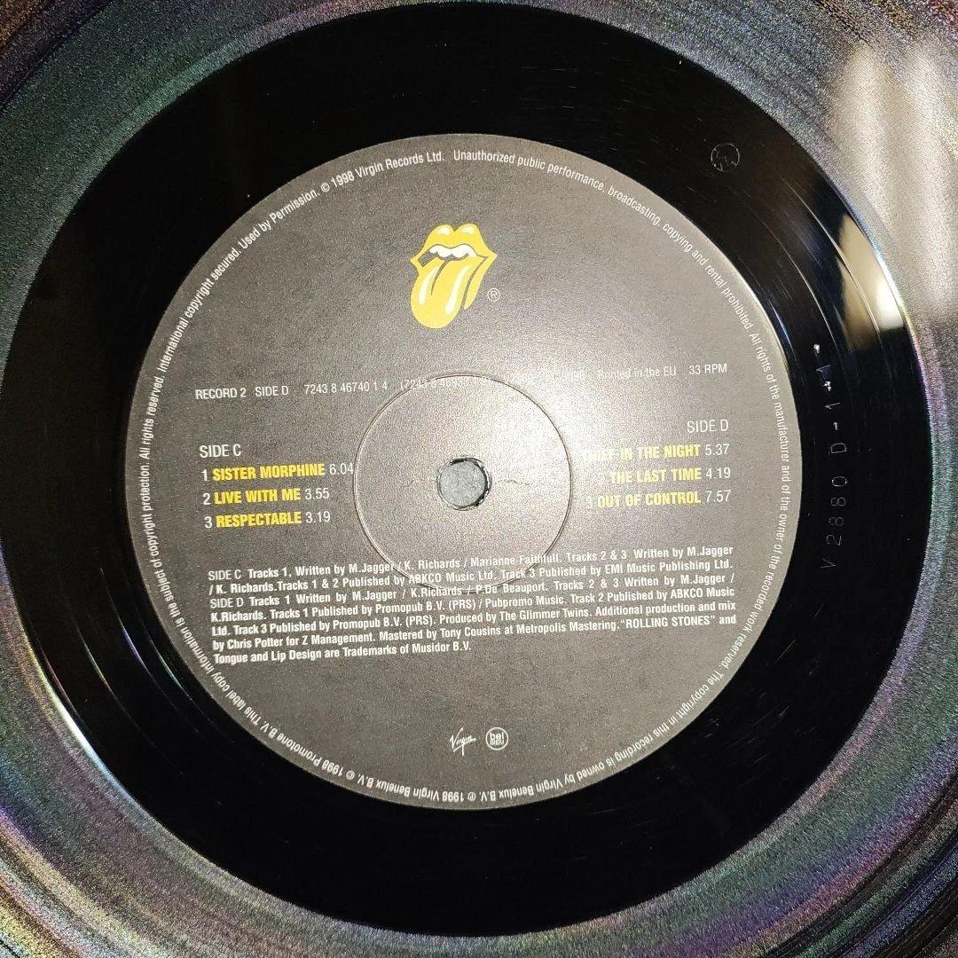 【ＥＵ.Org盤２ＬＰレコード】ローリング・ストーンズ ／ノー・セキュリティ