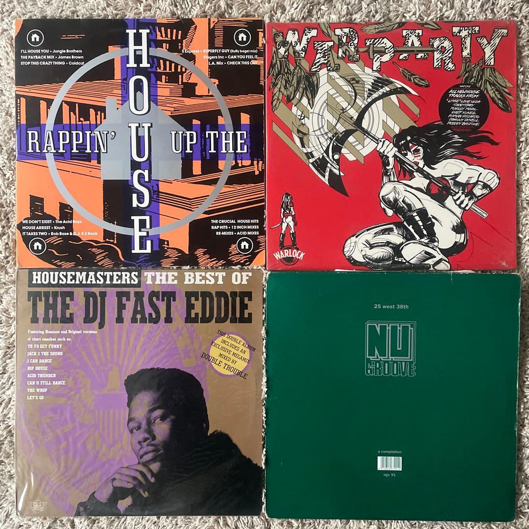 90's　HOUSE　GARAGE　DISCO　レコード　46枚　まとめ売り