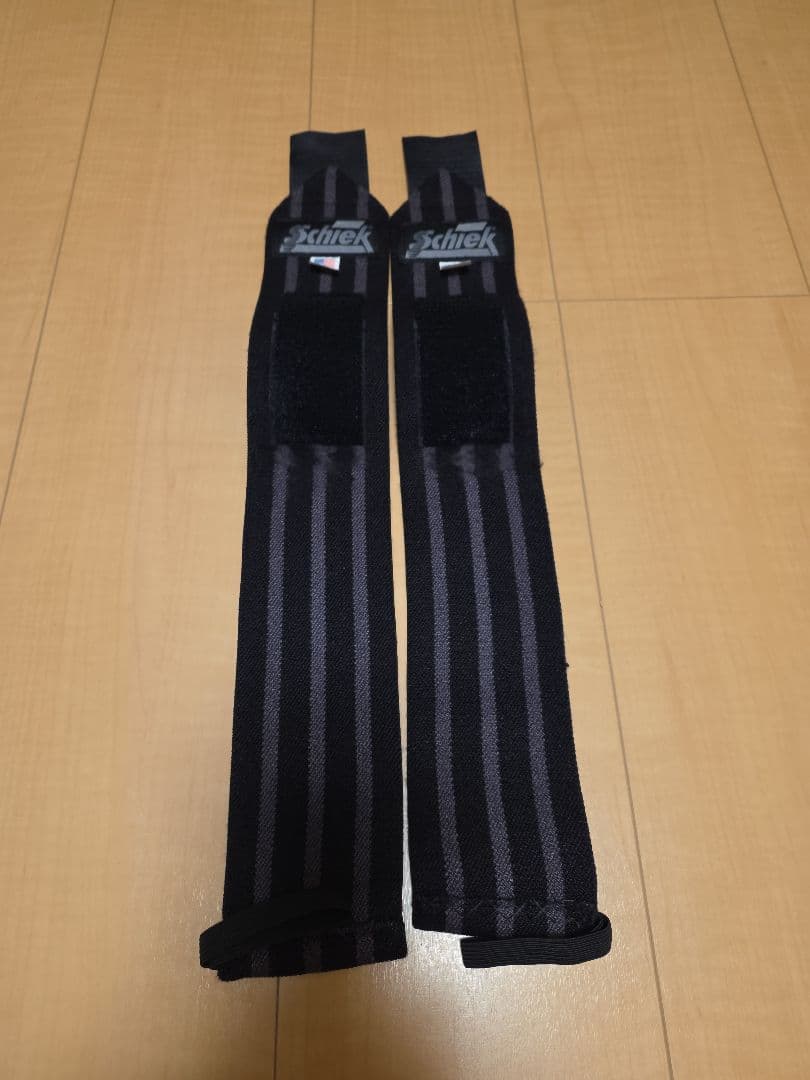 限定モデル！Schiek シーク 高耐久リストラップ ブラックアウトライン