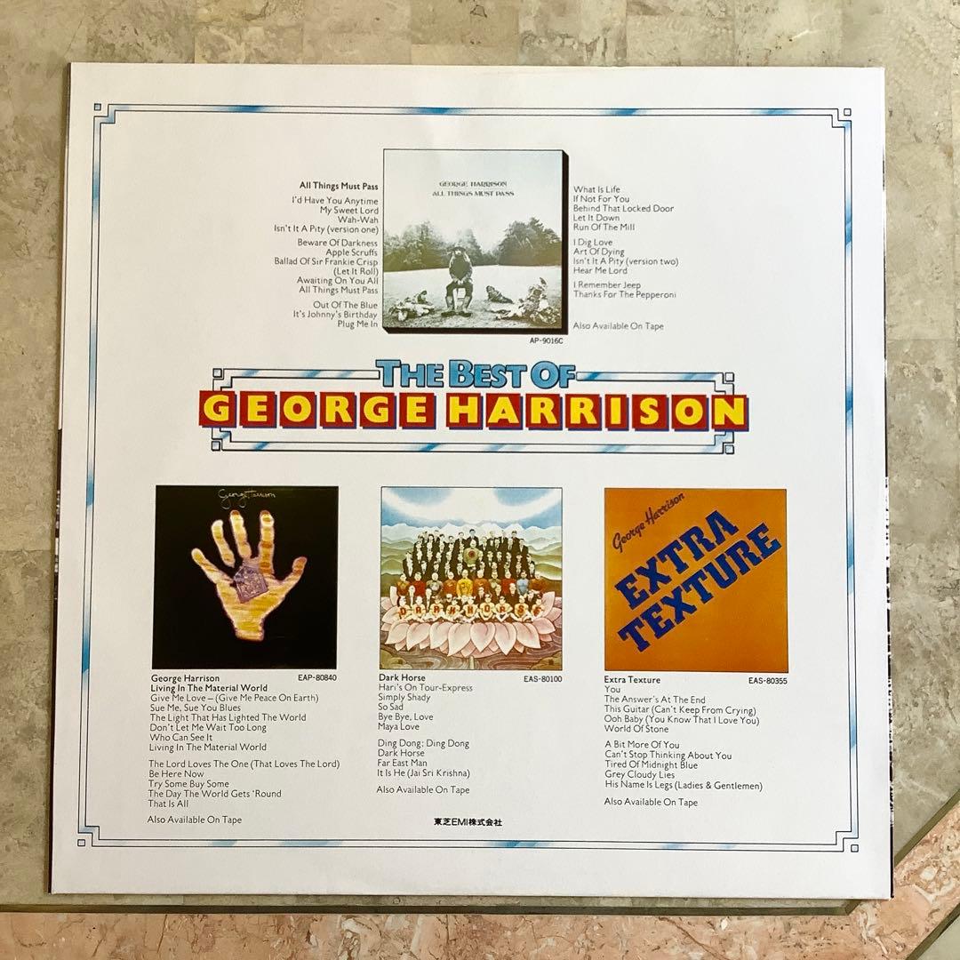 激レア!非売品!レコード新品!全体新品同様!1976年 ジョージ・ハリスンベスト