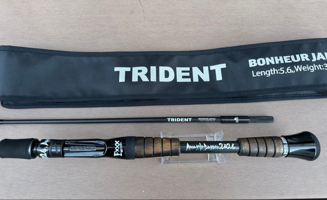 ボヌール・fxxx グリップ虎徹黒柿、トライデント　セット