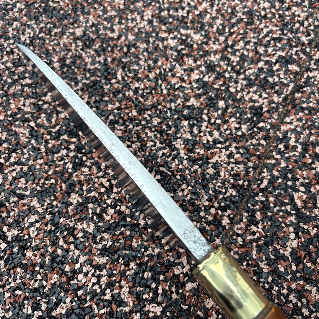 宮文出刃包丁 約30cm 木製ハンドル　ジャンク