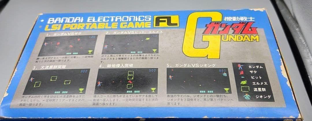 【動作品】 バンダイ FLモビルスーツガンダム LSIポータブルゲーム