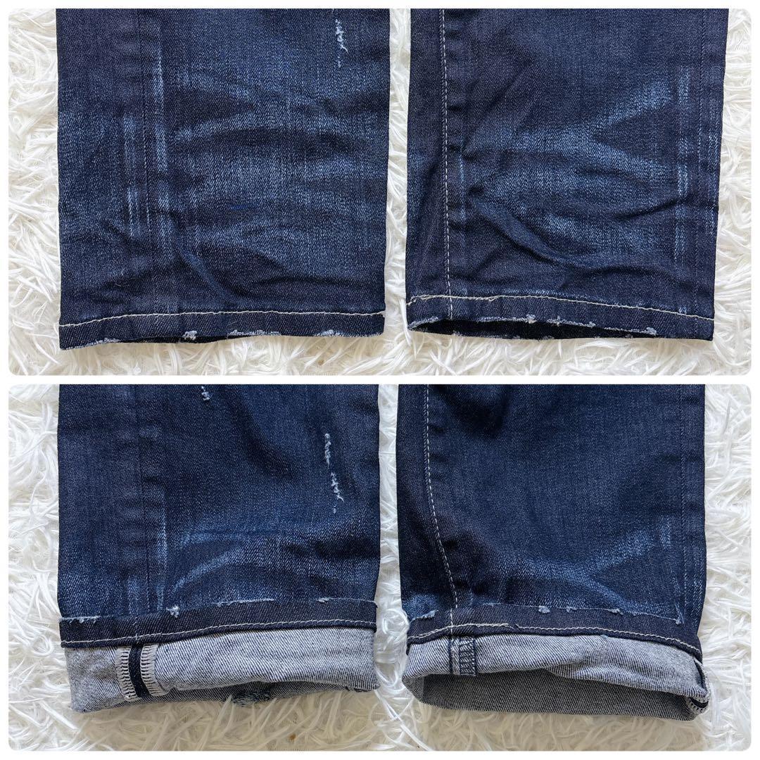 CIVARIZE スパンコール ダメージ加工 スキニー デニムパンツ Y2K