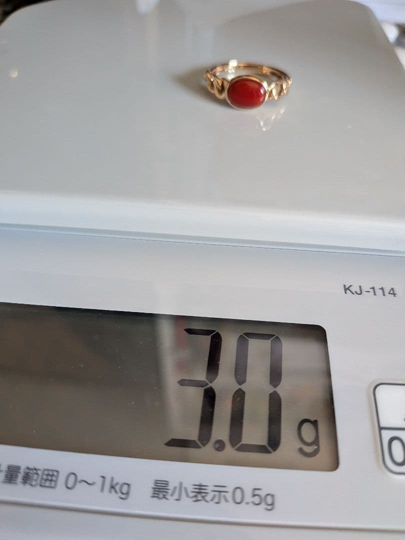 希少 血赤サンゴk18リング ピンクゴールド(通販GSショッピング)