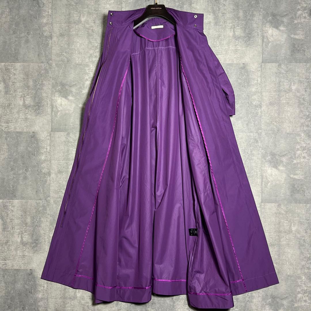 美品❤️LE PHIL ルフィル　オータフタワンピース　ベルト付き　パープル