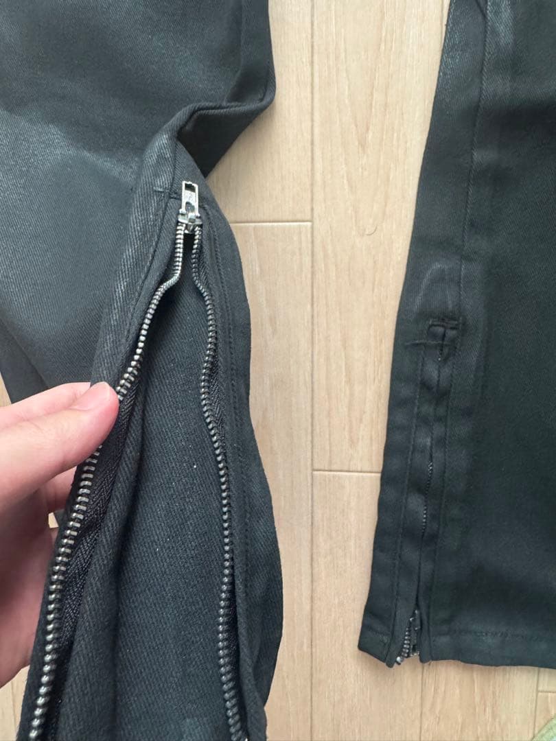 パンツ PROJECT G/R COATED BIKER ARMOURED FLARE