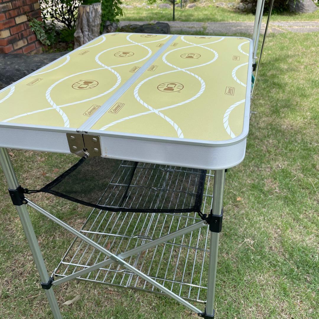 Coleman オールインワンキッチンテーブル　グリーン