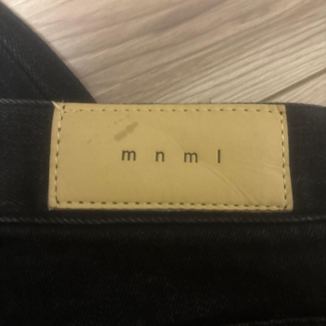 mnml スキニーデニム ブラック