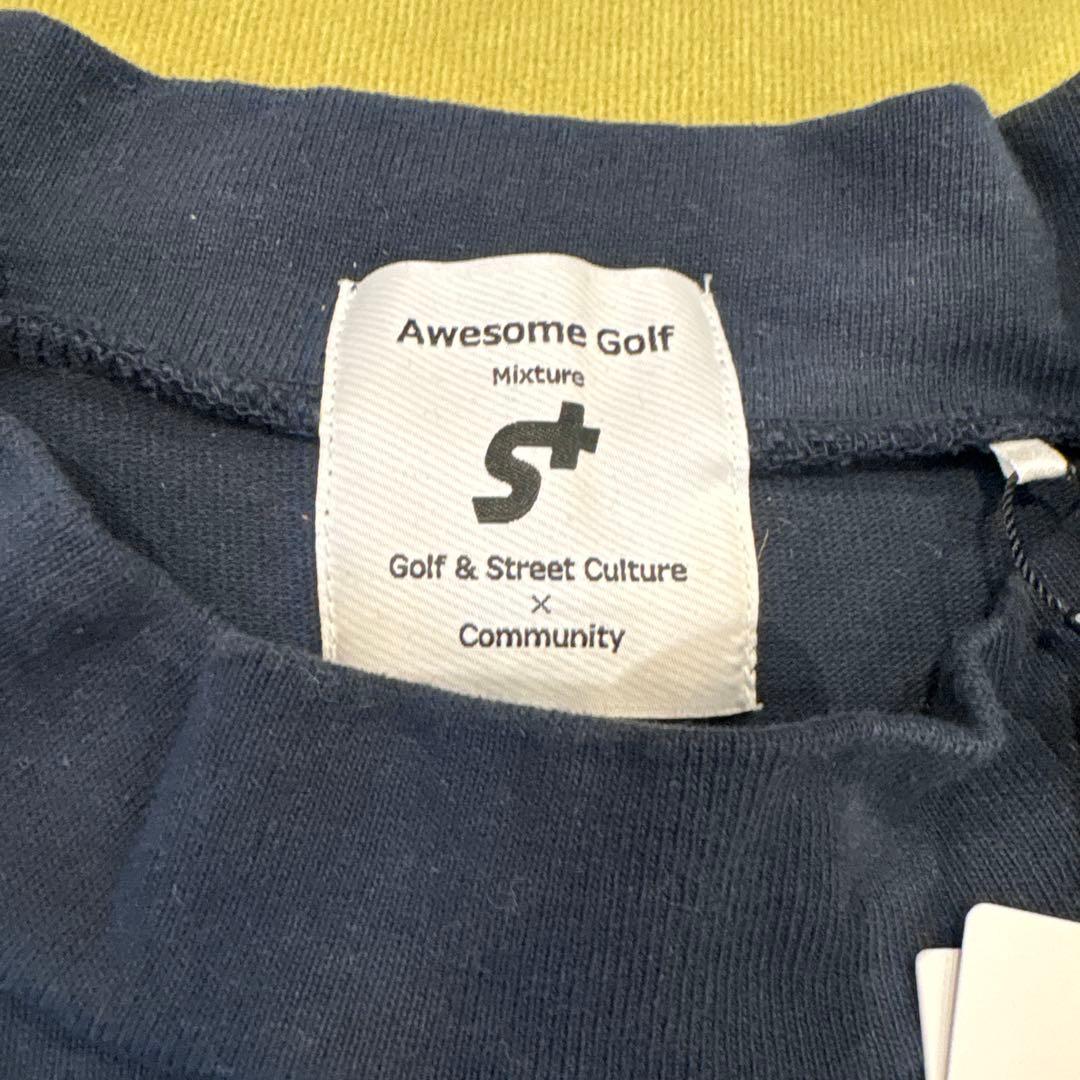 Awesome Golf S+ ネイビー ゴルフシャツ