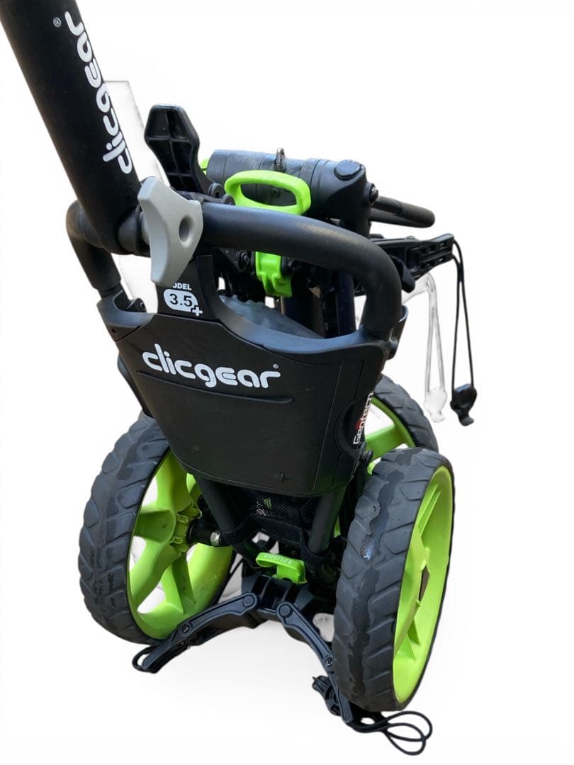 【clicgear】3.5+ ゴルフ用手押しカート　オプション付き