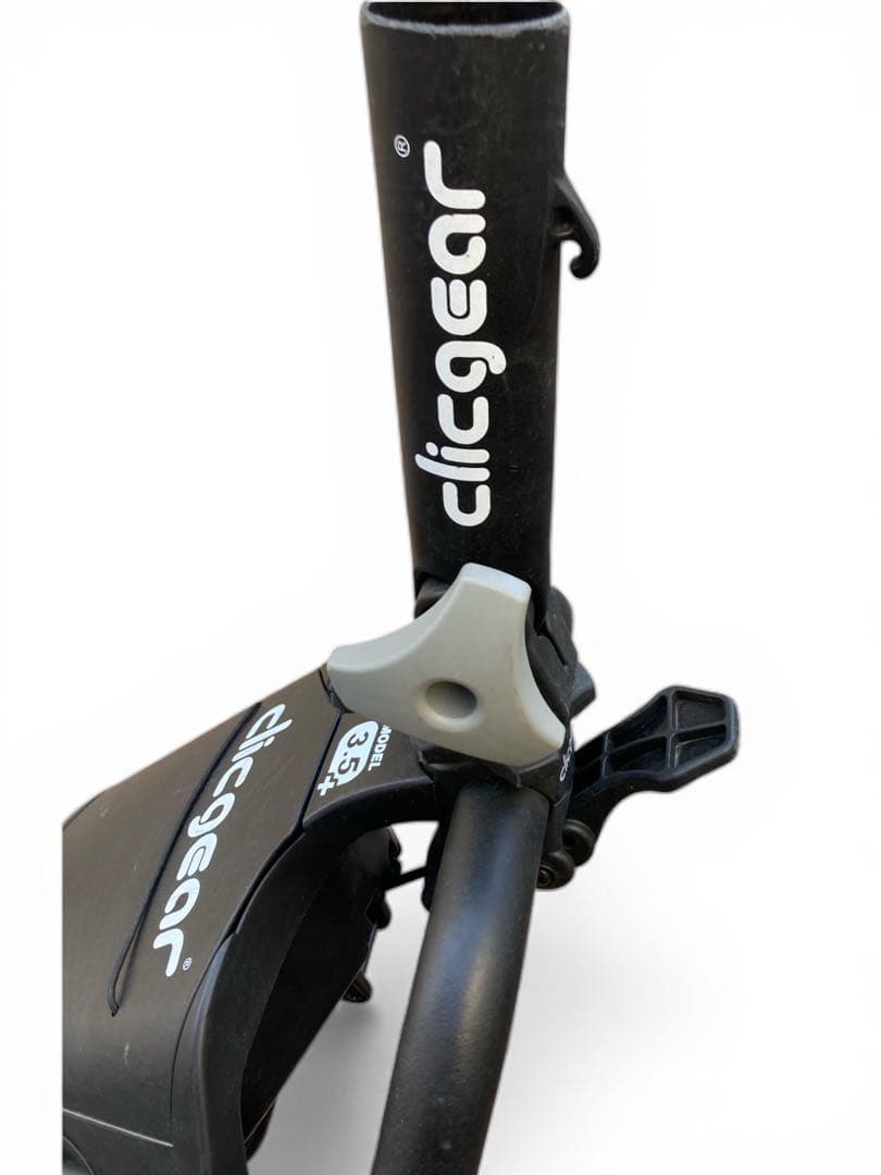 【clicgear】3.5+ ゴルフ用手押しカート　オプション付き