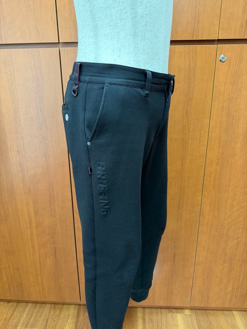 s*3様 BRIEFING　ジョガーパンツ　ブラック 3Dロゴ　ゴルフパンツ　ウ